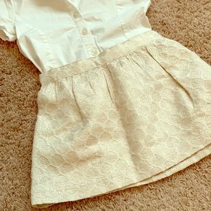 Gorgeous girls 6 Gap Gold Skirt